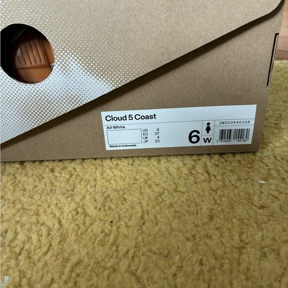 Brand New On Cloud 5 Coast Women’s 6 - Picture 7 of 7